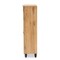 Baxton Studio Winda Modern and Contemporary Oak Brown Finished Wood 4-Door Shoe Storage Cabinet 190-11989-ZORO - alternate 3